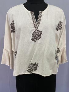 Motif imprimé floral paon couleurs personnalisées silhouette droite taille naturelle Style décontracté à vendre Maxi été Maxi - Product Image 2