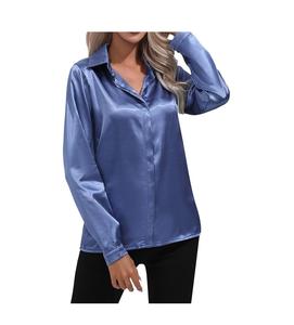 Venta caliente nueva moda mujeres camisas de vestir manga completa Oficina negocios prendas de vestir elegante camisa de vestir para mujeres - Product Image 2