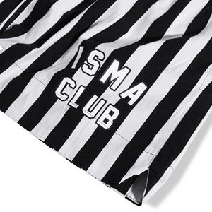 Pastel Striped <b>Beach</b> <b>Shorts</b> for Men <b>Women</b> Breathable Cotton Fabric with Print Embroidery Streetwear Style Made In Vietnam - Product Image 3