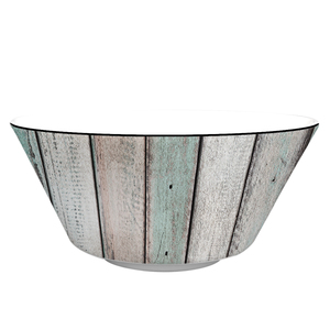 Assiette de 12 pouces d'un service de <span class=keywords><strong>table</strong></span> contemporain, motif de vieille <span class=keywords><strong>planche</strong></span> de <span class=keywords><strong>bois</strong></span>, comprend une assiette de <span class=keywords><strong>table</strong></span> et une tasse en porcelaine osseuse - Product Image 2