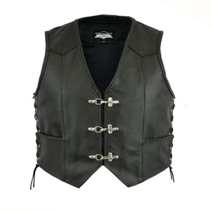 100% สินค้าหนังคุณภาพสูงสำหรับผู้ชายผลิตภัณฑ์หนังสีดำคลาสสิกระดับพรีเมียม OEM - Product Image 2