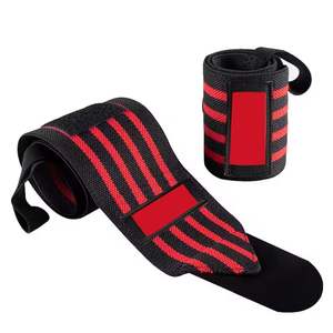 Ropa de gimnasio hecha a medida, ropa de gimnasio, correas de algodón para levantamiento de pesas, gran oferta, muñequeras de gimnasio de algodón personalizadas - Product Image 1