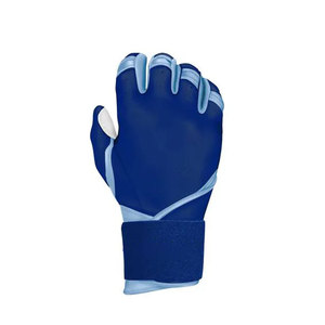 BRANIS SPORTS Split Finger Baseball Gloves Leather <b>Blue</b> Non-Slip All Seasons Adult Right Handed Pull on Infield Hook Loop Unisex - Product Image 2