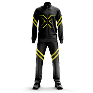 Bán Buôn Tùy Chỉnh Người Đàn Ông Của Cộng Với Kích Thước Thể Thao Nhanh Chóng Khô Dài Tay Áo Đàn Hồi In Đầy Đủ-Zip Thoáng Khí Chạy Bộ Tracksuit Bộ - Product Image 4