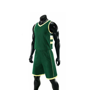 Uniforme de basket-ball pour hommes du Pakistan Ensembles de vêtements de sport unis personnalisés avec logo imprimé Short respirant à bas prix - Product Image 1