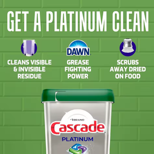 Vendedor reputado de Cascade Platinums - Detergente para lavavajillas Fresh, paquete de 59 unidades disponible al por mayor - Product Image 4