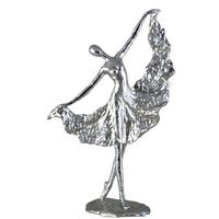 Figurine de danse de couple galvanoplastie Figurine de décoration d'étagère de finition brillante de haute qualité pour la décoration de la maison et du bureau
