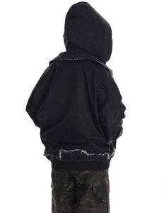 Veste décontractée unisexe de style urbain haut de gamme, coupe ample, pour couple, en denim vintage avec surpiqûres, respirante - Product Image 3