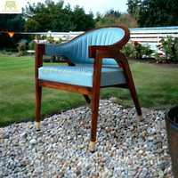 Chaise de salle à manger en bois confortable de style classique moderne pour la maison, le salon, l'hôtel, le restaurant, le café