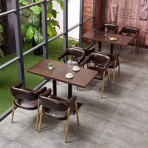 Hot Bán Nhà Hàng Khách Sạn Đồ Nội Thất Gỗ Rắn Đặt 6 Chỗ Ngồi Bàn Ăn Hiện Đại Với Ghế - Product Image 2