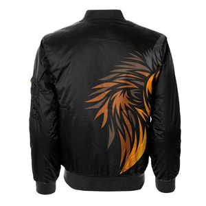Chaqueta de Béisbol de Cuero Personalizada de Alta Calidad para Hombre, con Cierre, Cuello Alto, Color Sólido, Estilo Vintage, con Letras Bordadas, Estilo Urbano - Product Image 2