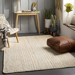 Tapis en jacinthe d'eau écologiques au design bohème moderne touffeté Vente en gros en ligne pour les chambres - Product Image 4