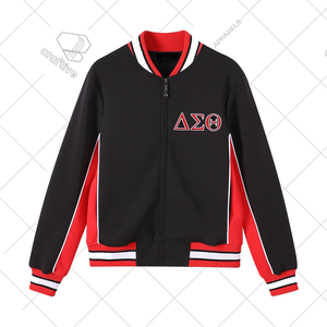 Delta Sigma Theta DST Sorority Sweat-shirt personnalisé à fermeture éclair Jogging d'hiver avec lettres grecques - Product Image 2