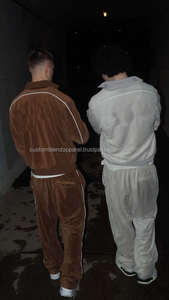 Trajes Deportivos de Invierno 2024 para Hombre, Gruesos, Vintage, Sólidos, Transpirables, Ecológicos, 100% Algodón, Personalizados, Tap-Star L-V - Product Image 3