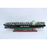 Modèle de bateau de style nautique Evergreenn, artisanat en bois, décoration de meubles avec peinture artistique, cadeau