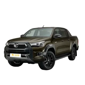 2021 Toyo-ta Hilux Double Cabin Pickup 4x4 Voitures d'occasion pas chères du Japon Dubaï Allemagne à vendre Offre Spéciale moteur diesel à essence