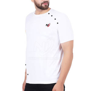 Breathable Custom Logo Men <b>Half</b> <b>sleeve</b> <b>T</b>-<b>Shirts</b> Comfortable Stylish Men <b>Half</b> <b>sleeve</b> <b>T</b>-<b>Shirts</b> - Product Image 3