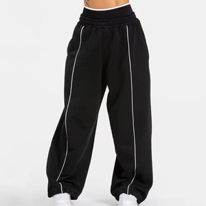 Pantalones Deportivos de Mujer de Diseño OEM Personalizado, Nuevos y Modernos, Pantalones Deportivos Casuales de Invierno con Cordón, Rectos, Planos, de Secado Rápido, Ecológicos y Transpirables - Product Image 1