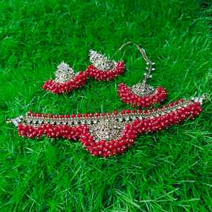 Wholesale Indian <b>Pakistani</b> Traditional Style <b>Jewelry</b> Set Top Selling New Design Necklace <b>Jewelry</b> Set for Women - Product Image 2