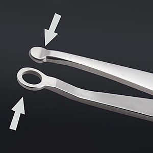 Pinzas universales para recortar el cabello de la nariz de acero inoxidable de alta calidad, pinzas para cejas de punta redonda para una eliminación perfecta - Product Image 4