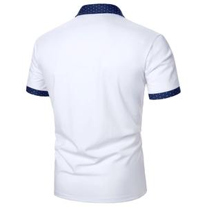 Logotipo personalizado de manga corta de talla grande atlético de secado rápido Slim Fit para hombre Polo piqué de algodón de alta calidad Polos - Product Image 3