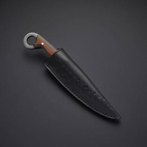 Cuchillo de Caza Clásico de Acero al Carbono con Punta de Caída, Hecho a Mano, con Mango de Micarta Genuino, Opción de Personalización y Venta al Por Mayor OEM - Product Image 4