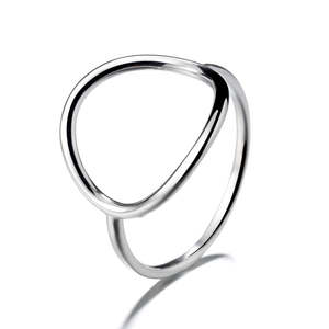 Anello in Argento Sterling con Cerchio Aperto e Agata, Montatura Vintage, Gioiello in Acciaio Inossidabile per Uso Quotidiano, Certificato IGI - Product Image 1