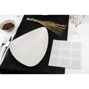 Tovaglioli Blu 40x40cm con Stampa Azulejo, Bambutex Naturale, 600 Pezzi, B2B - Product Image 4