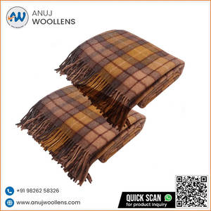 Manta de lana de tartán suave de nuevo diseño recién llegado 2025 a un precio asequible - Product Image 5