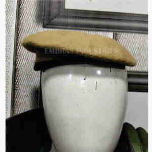 Custom Logo <b>Wool</b> Adjustable Unisex <b>Beret</b> Cap for Men manufactures in Pakistan - Product Image 5