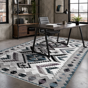 Tapis lavable en chenille RW7065 Nomad Sage Tribal de Rug Weavers, vente en gros et dropshipping, 10 tailles - Product Image 5