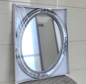 Miroir mural rond décoratif en relief pour la décoration du salon, de la chambre à coucher et du bureau - Product Image 6