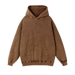 Sudadera con Capucha Extra Grande de Algodón de 450g, Estilo Vintage, para Hombre y Mujer, con Diseño de Logotipo Lavado al Ácido, Tallas de la S a la 6XL - Product Image 2