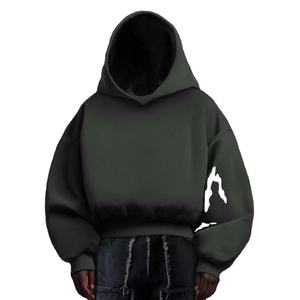 เสื้อฮู้ดโอเวอร์ไซส์แขนพองมีฮู้ดทรงโอเวอร์ไซส์ - Product Image 4