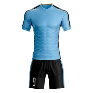 Kit d'uniformes de football d'équipe de maillot de club de polyester respirant sublimé personnalisé ensemble de couleurs vertes coupe ajustée - Product Image 2