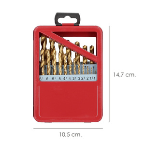 Jeu de forets en titane HSS Wolfpack 1-10 mm. 19 pièces - Product Image 2
