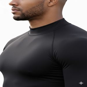 Camiseta de Compresión de Manga Larga para Hombre, Transpirable, de Secado Rápido, Capa Base Deportiva, para Gimnasio, Entrenamiento, Térmica, Fitness - Product Image 4