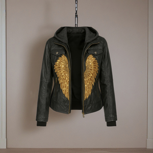 Venta al por mayor de chaquetas de cuero personalizadas de fabricante OEM de alta calidad de cuero genuino chaquetas de moto hombres mujeres - Product Image 3