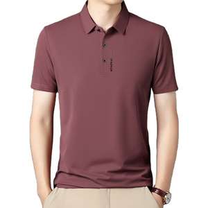 Camisa de Verano 2024 para Hombre, Estampada con Serigrafía Británica, Cuello Slim, Tejido Transpirable de Seda Helada, Manga Corta, Estilo Casual - Product Image 1