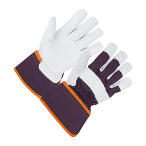 Gants de sécurité à double paume en cuir fendu de mouton à usage intensif OEM Caractéristiques ignifuges anti-coupure pour l'hiver uni - Product Image 2