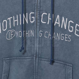 Sudadera con Capucha Informal de Invierno, 100% Algodón, Forro Polar, Cierre Completo, Bordado, Tela Suave y Cómoda, Manga Larga, para Uso Diario - Product Image 6