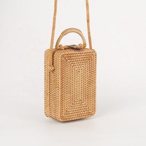 Sac à bandoulière en rotin, mini sac à main pour femmes, sac à main à bas prix, sacs à bandoulière tissés - Product Image 4