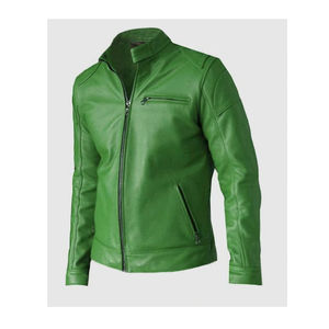 Chaqueta de Cuero Unisex Personalizada con Cuello Alto, Estilo Casual, Disponible a un Precio de Mercado Razonable, Personalización OEM - Product Image 4