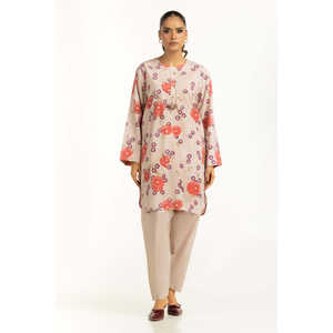 Conjunto Casual IPST-55311 de Viscosa Jacquard Estampada con Blusa de Manga Tres Cuartos para Primavera/Verano - Product Image 1