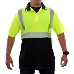 2024 Design chemise de sécurité haute visibilité Logo personnalisé vêtements de travail respirants sécurité réfléchissant sécurité t-shirt hommes en gros - Product Image 4