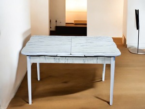 Ensemble de table à manger italien de luxe moderne long carré Design MDF en bois 4/6 places Table à manger rectangulaire en bois naturel - Product Image 4