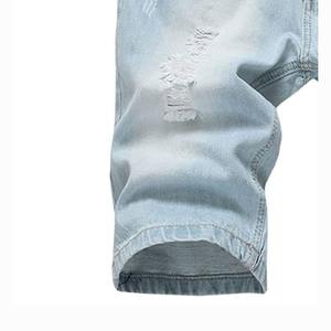 Customized Men's Denim <b>Shorts</b> <b>High</b> Quality Solid Eco-Friendly OEM Service 100% Cotton Custom Logo & Design - Product Image 5