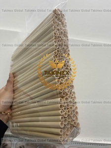 Pailles à boire en bambou de 15 cm de long, très vendues, pour les restaurants - Product Image 5