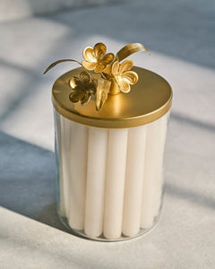 Porte-bougie en métal artisanal écologique avec couvercle en bambou scellé pour tailles personnalisées Instant Traders - Product Image 4