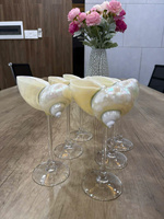 Verre à vin Seashell Gobelet à boire naturel fait à la main pour la décoration de la maison Bar Utilisation